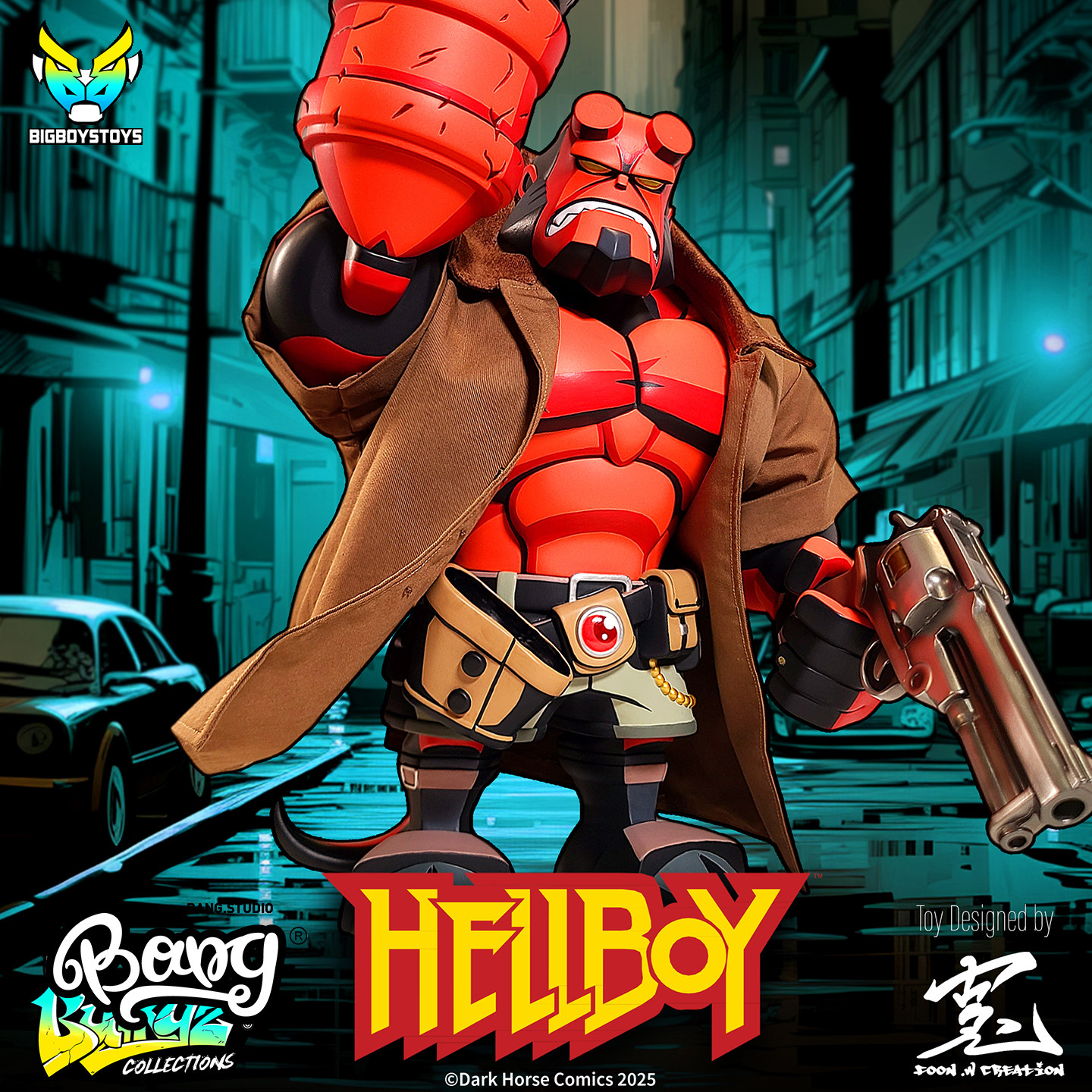 【Bang】预售 BIGBOYSTOYS 正版授权 HELLBOY 地狱男爵 可动手办,模玩/动漫/周边/娃圈三坑/桌游,手办/手办景品,淘宝优惠券,粉丝福利购,淘宝优惠卷