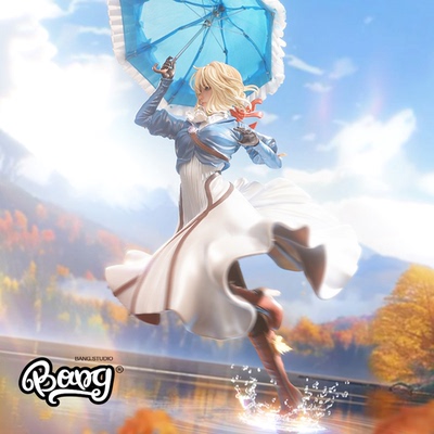 紫罗兰永恒花园薇尔莉特踏水手办