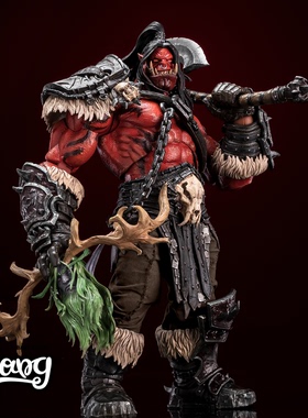 【Bang】预售 HERO TOYS 部落战歌酋长 限定地狱咆哮1/10兽人手办