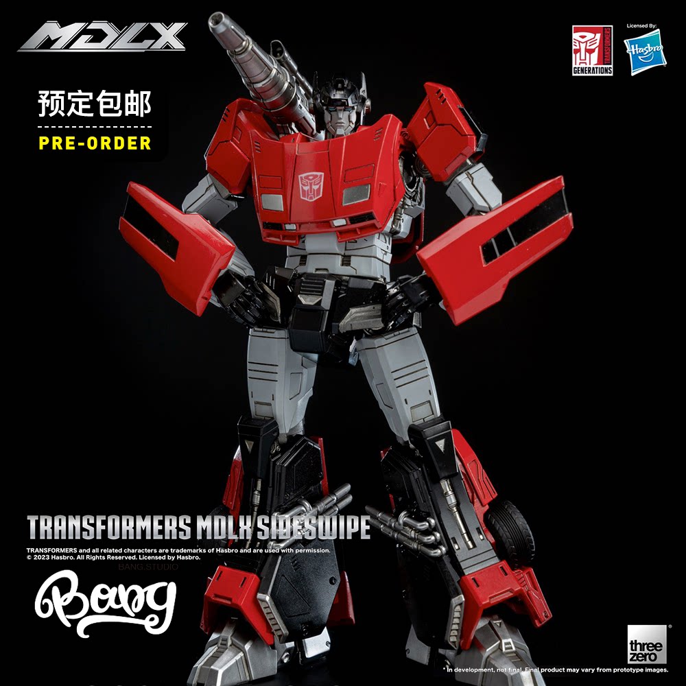【bang】预售 threezero 变形金刚 mdlx 横炮 可动人偶手办摆件