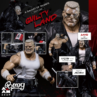 【Bang】现货 MUFF TOYS 极恶之都 邮差凯恩 1/12可动人偶手办