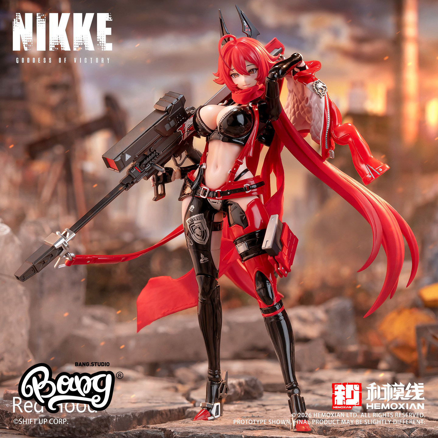 和模线NIKKE胜利女神小红帽模型图片