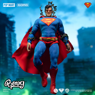 【Bang】现货 共鸣GONG DC蝙蝠侠 缄默超人 1/12可动人偶手办摆件