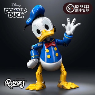 BLITZWAY迪士尼 现货 唐老鸭米奇史迪奇合金可动机械手办 Bang