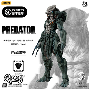 Bang 预售 铁血战士 12可动人偶手办桌面摆件礼物 闪电奇舞