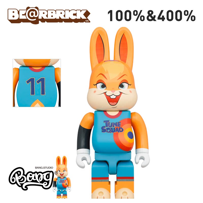 【bang】现货 bearbrick 4000% lola bunny 罗拉兔 兔八哥潮玩