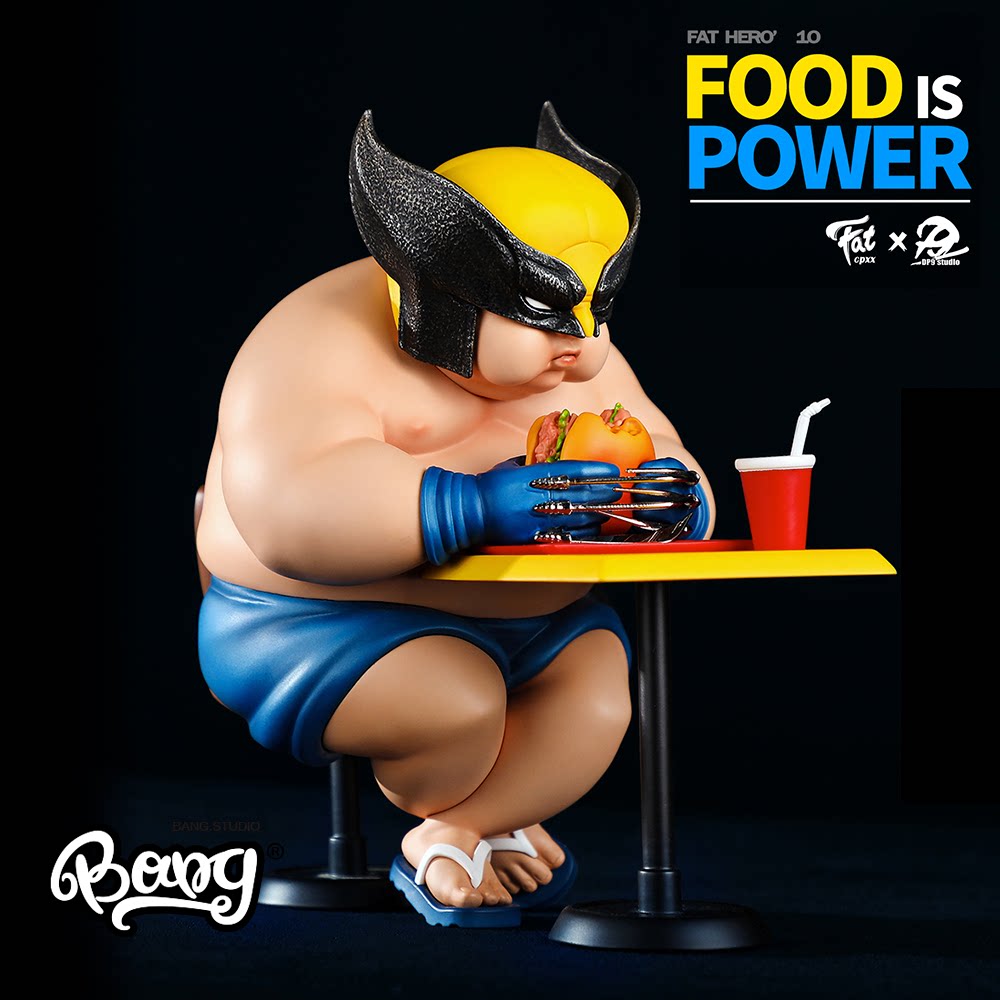 【bang】现货 cpxx x dp9 studio 肥仔王国胖胖狼 潮玩gk雕像手办