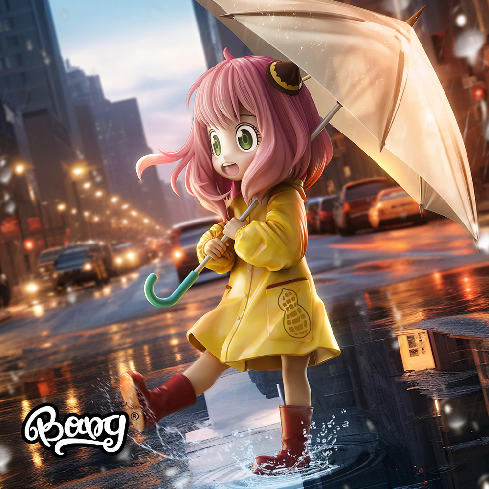【Bang】现货 GOODS STUDIO 雨衣雨伞阿尼亚 Q版GK手办摆件礼物