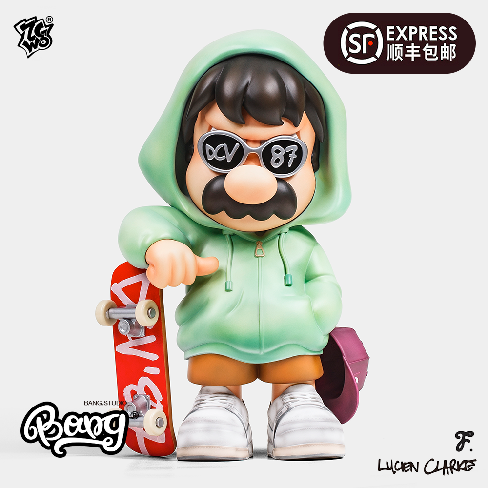 【bang】现货 zcwo 愚者乐园 lucien clarke 滑板杀手 潮玩手办