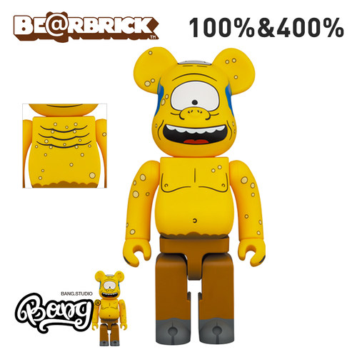 Bearbrick辛普森独眼巨人积木熊
