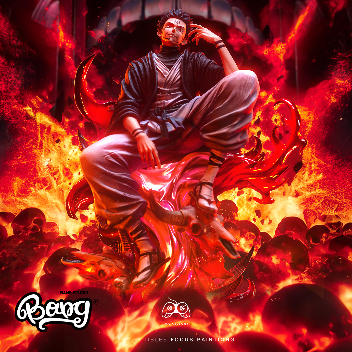 PGSTUDIO宿傩GK雕像手办