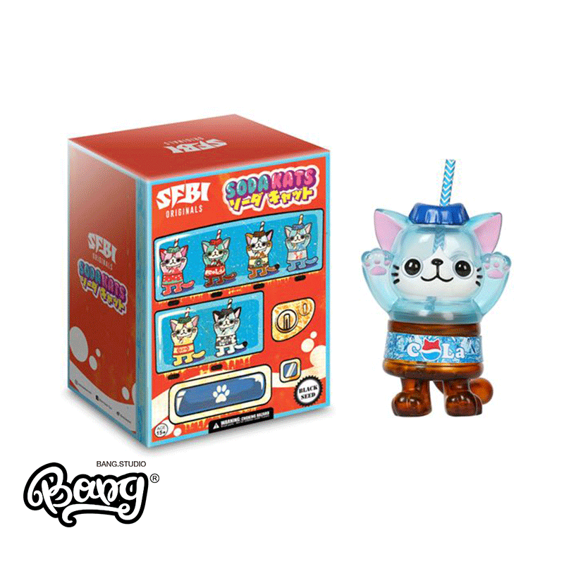 【Bang】现货 BLACK SEED K2TOY SODA KAT 可乐猫 手办 限量潮玩