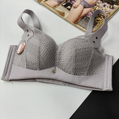 彩仙儿剪牌 婴儿棉小胸中厚聚拢上托调整收副无钢圈文胸柔软内衣