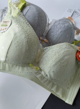 安芝娜6306 洋甘菊养护加厚A内衣小胸聚拢无钢圈收副乳调整型文胸