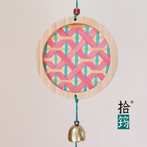 手工diy材料包竹编拾筠