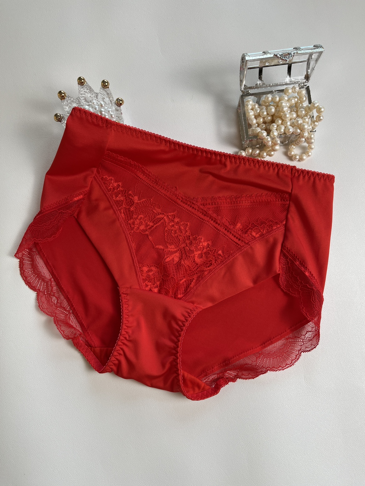 新年本命年大红色女士内裤