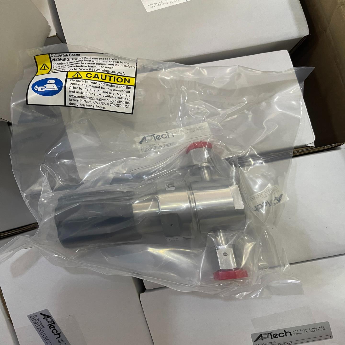 阿普泰克aptech14VCR调压阀高压进3500psi