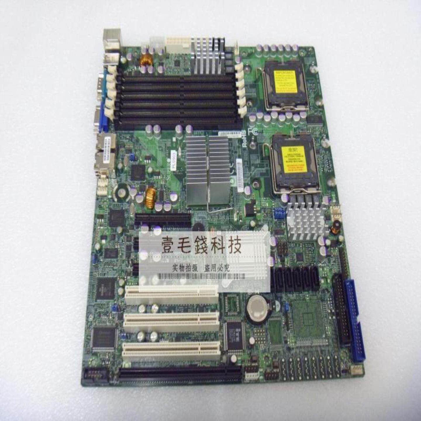 超微X7DCL-I 双路771针服务器主板 双千兆网卡5100芯片