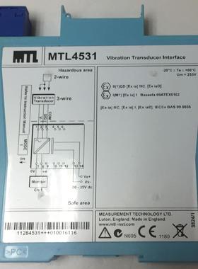 MTL4531振动传感器隔离式安全栅MTL45隔离栅质量保证