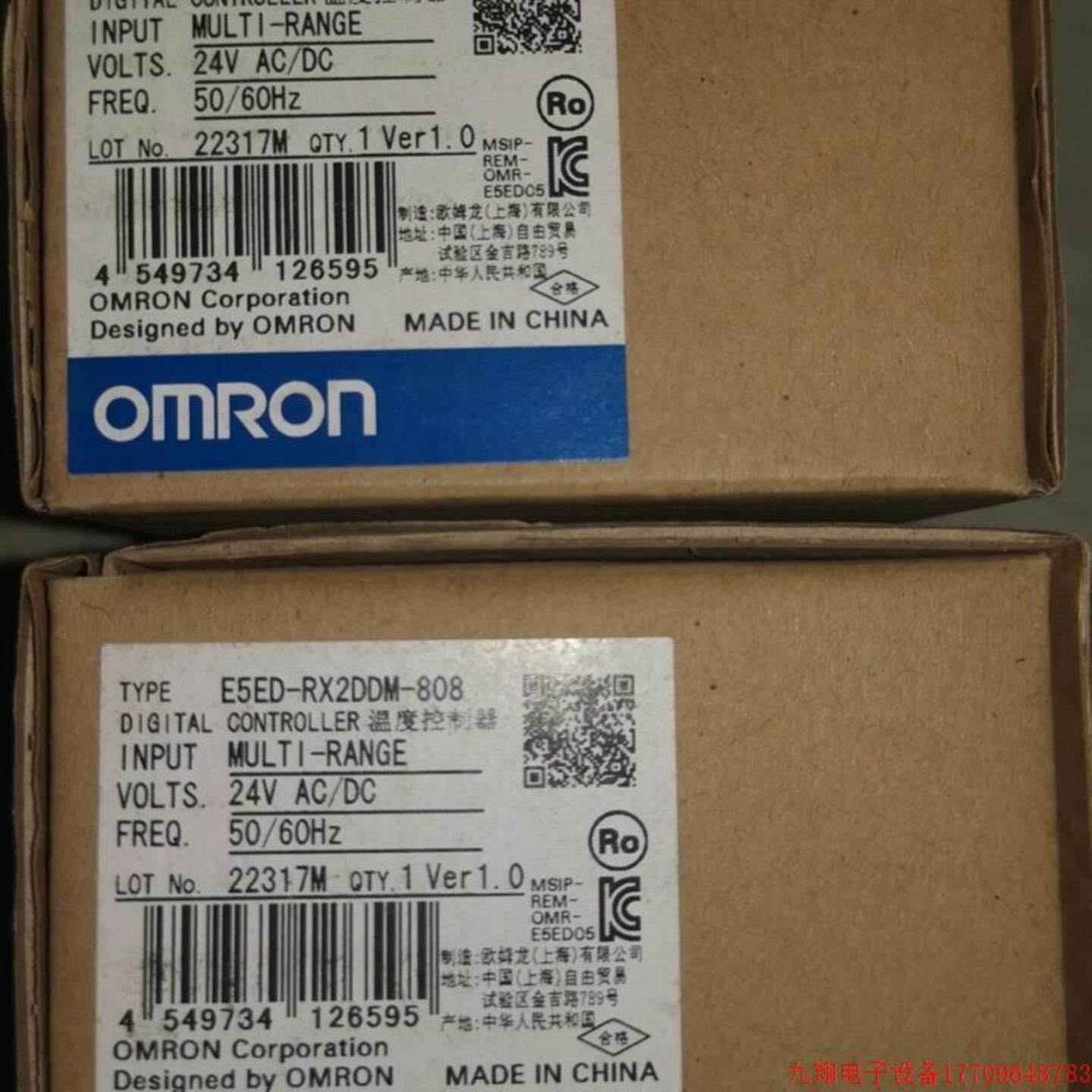 拍前OMRONOMRON温度控制器E5ED-RX2DDM-产