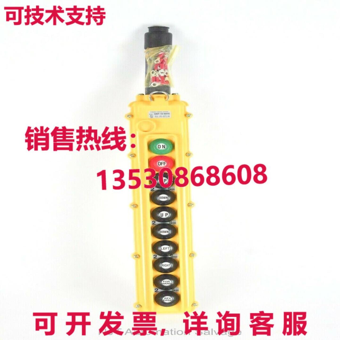 10 Button Magnetek SBP-10-WHS Push Button Pendant HoistCran