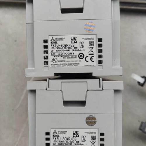 FX5U-80MRES23年产品成色999新包装盒不在了
