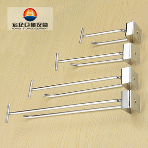 超市货架横梁挂钩方管挂钩卡方管双线挂钩饰品手机配件展示挂钩