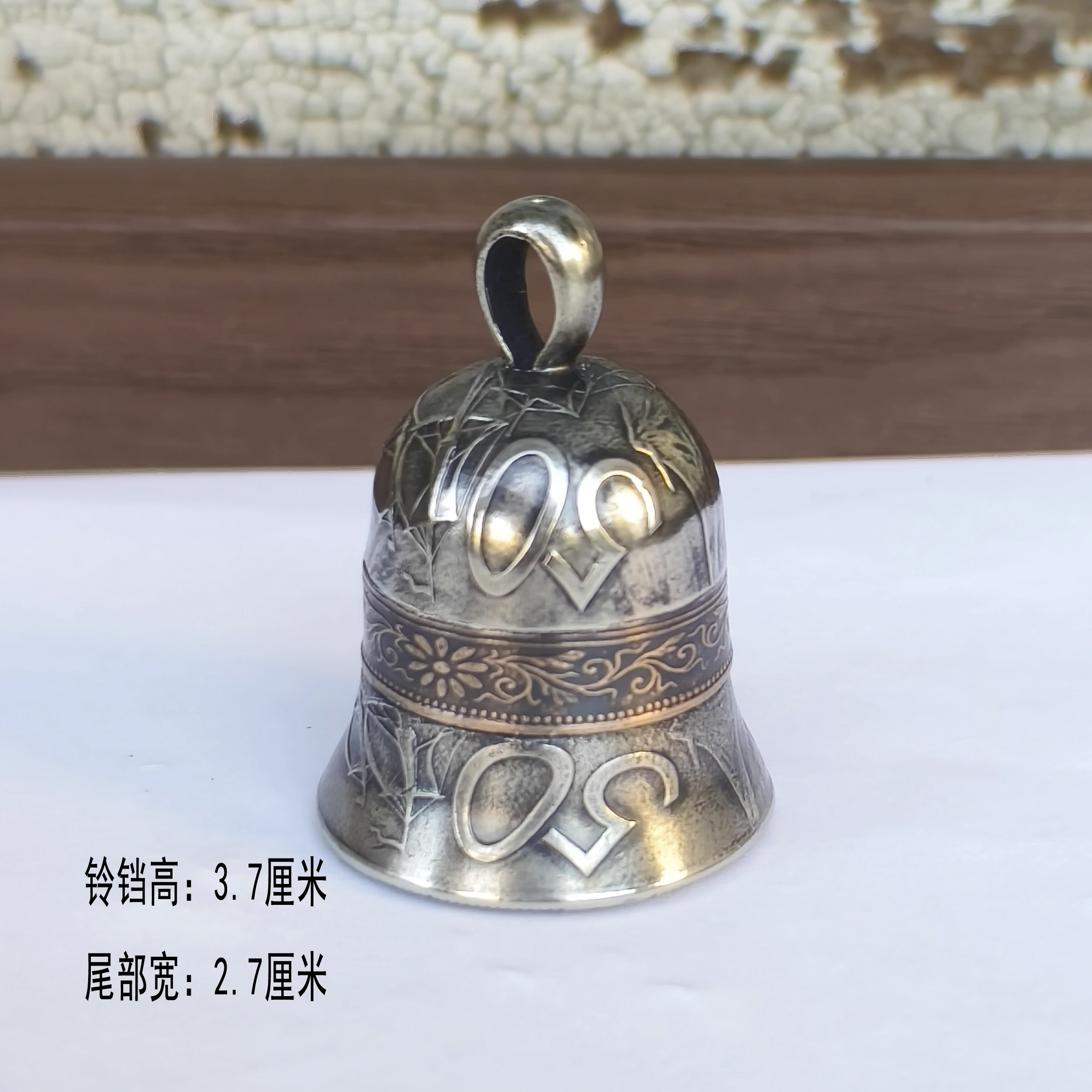 原创复古手工铃铛新西兰50分帆船硬币风铃车挂坠包挂饰钥匙包挂件