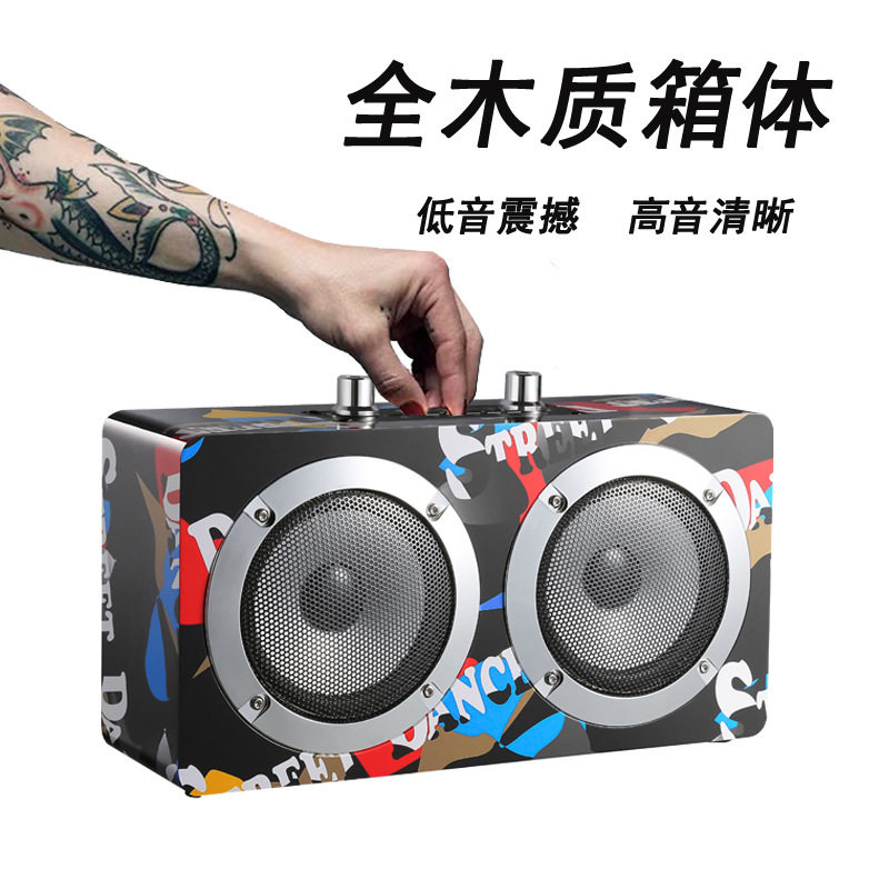 无线蓝牙音箱低音炮大功率K歌音响家用户外广场舞手提便携式音箱