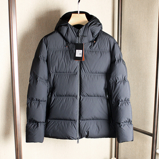 亚Z风 气质连帽合身版 莱赛尔 高端品男士 休闲羽绒服 90鹅绒