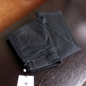 奢系 迷人弧线 奢系秋冬厚型男士 弹力面料高端小直筒牛仔裤 男