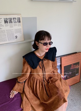 几多芝MUCHZHI  可拆卸甜心浇筑韩系花边领洛丽塔风格20692#