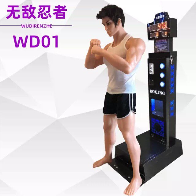 拳击测力器发泄机器人拳王测力器