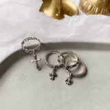 Ретро универсальное кольцо, серебро 925 пробы