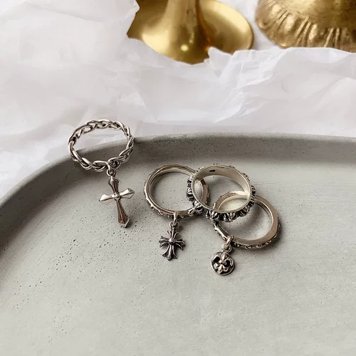 Ретро универсальное кольцо, серебро 925 пробы