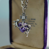 睡莲生生世世 原创设计天使颂歌吊坠无限循环星球925纯银精致挂坠