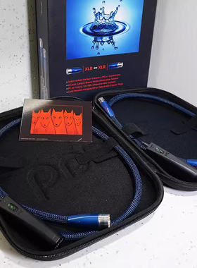 美国AQ线圣Water水RCA信号线XLR平衡线讯号线发烧Audioquest正品