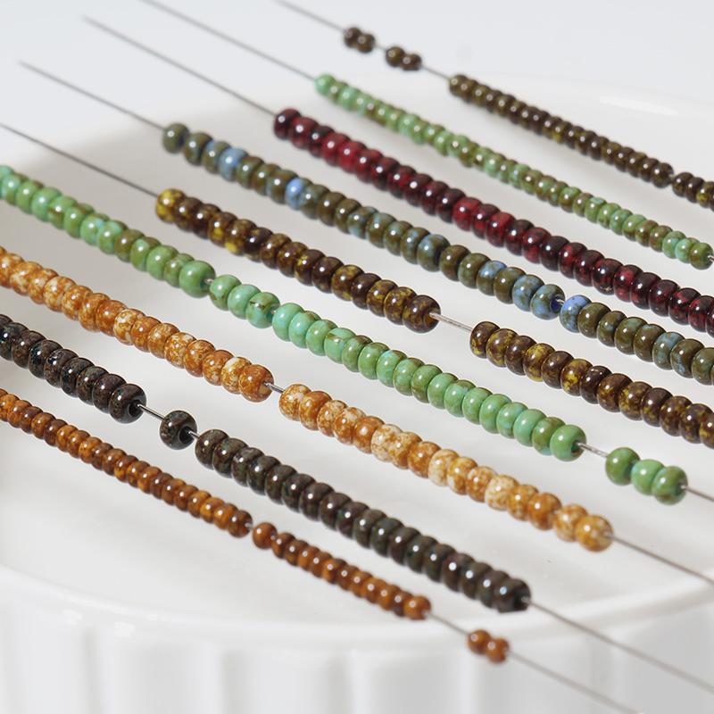 捷克进口毕加索复古风米珠手串