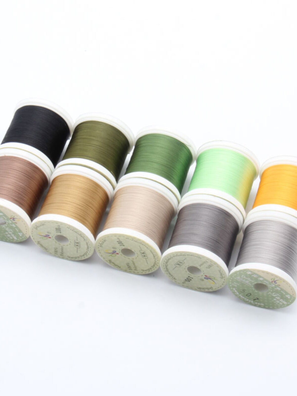 국산 손바느질 프랑스 자수 면사 비딩실 손바느질 재봉사 100야드 28색