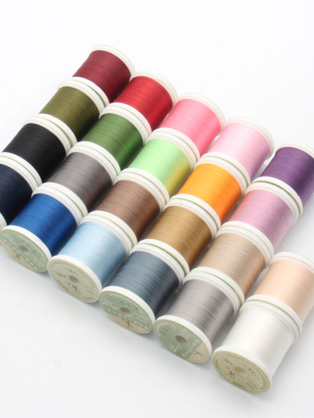 국산 손바느질 프랑스 자수 면사 비딩실 손바느질 재봉사 100야드 28색