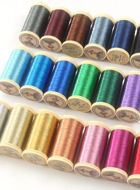 中国人牌法式刺绣金属线 钉珠钩珠线sajou法国Au Chinois金银线