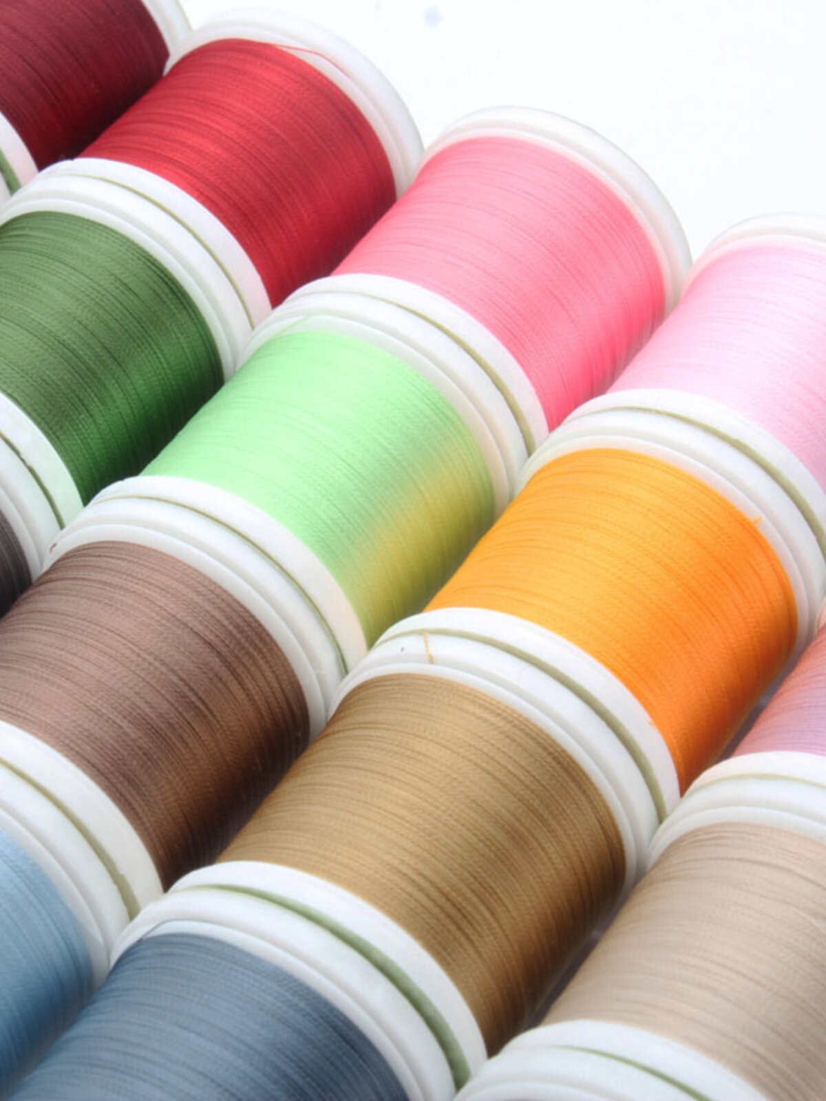 국산 손바느질 프랑스 자수 면사 비딩실 손바느질 재봉사 100야드 28색