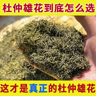 张家界野生杜仲雄花中药材男神茶的功效官方旗舰店泡酒杜仲雄花粉