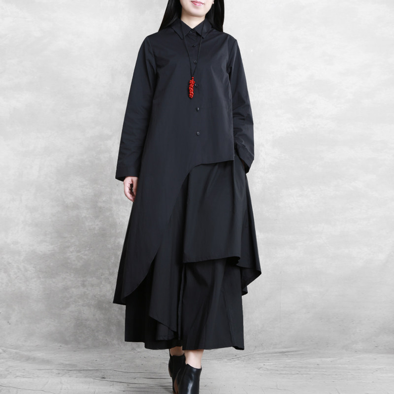 兮风原创设计师风格纯色套装女2025春秋新款不规则禅意个性两件套,女装/女士精品,时尚套装,淘宝优惠券,粉丝福利购,淘宝优惠卷