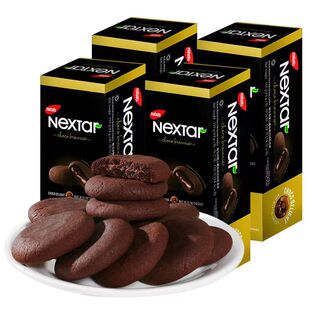 新品推荐印尼进口丽芝士纳宝帝乐星塔112g布朗尼风味注心曲奇饼干