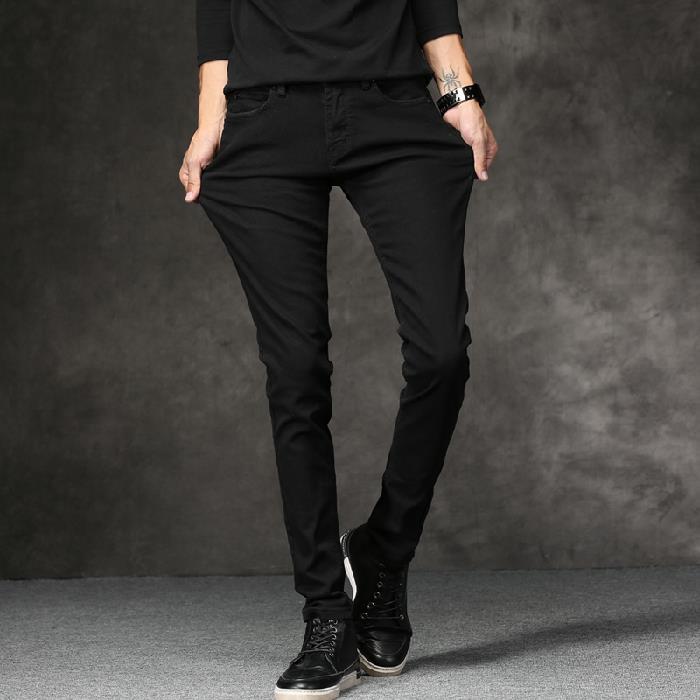 2018 summer Ninth pants male ripped jeans for men trousers-封面