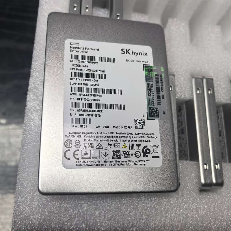 二手HPE/惠普 SK 1.92T SATA 2.5固态硬盘--议价商品