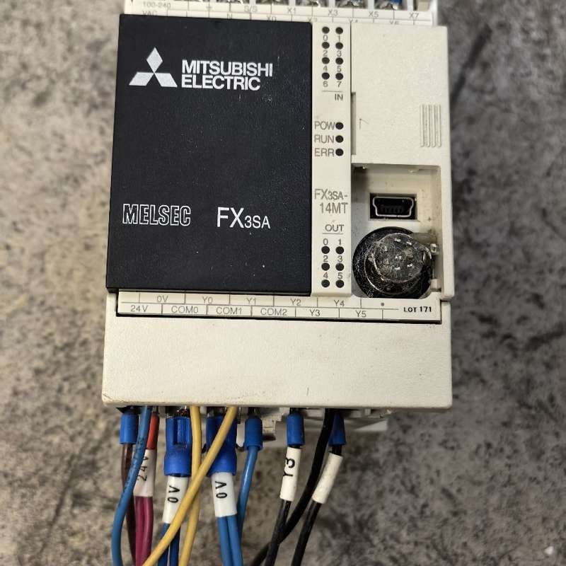 三菱PLC FX3SA-14MT-CM,拆机件,成色实拍,直--议价商品