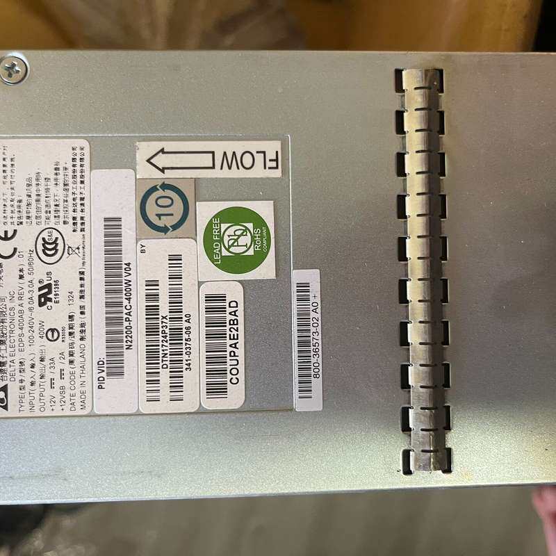 Cisco 思科二手电源N2200-PAC-400W,蓝色拆--议价商品