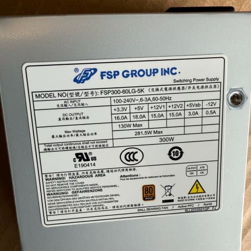 全新 全汉 FSP300-60LG-5K 工控机小电源300--议价商品